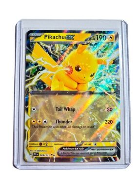 Pokémon TCG – Pikachu ex 028/131 – Double Rare – Holo